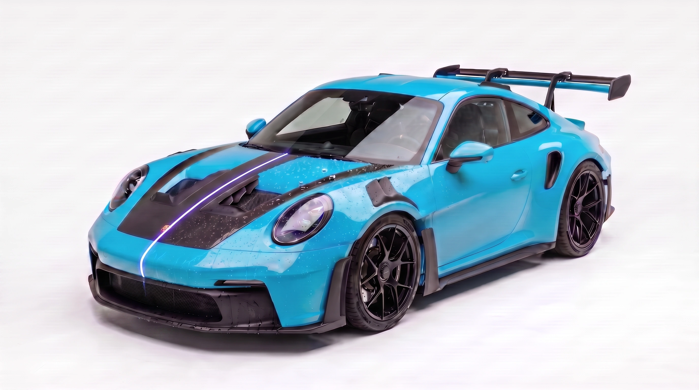 Ceramic coating shown on the vehicle