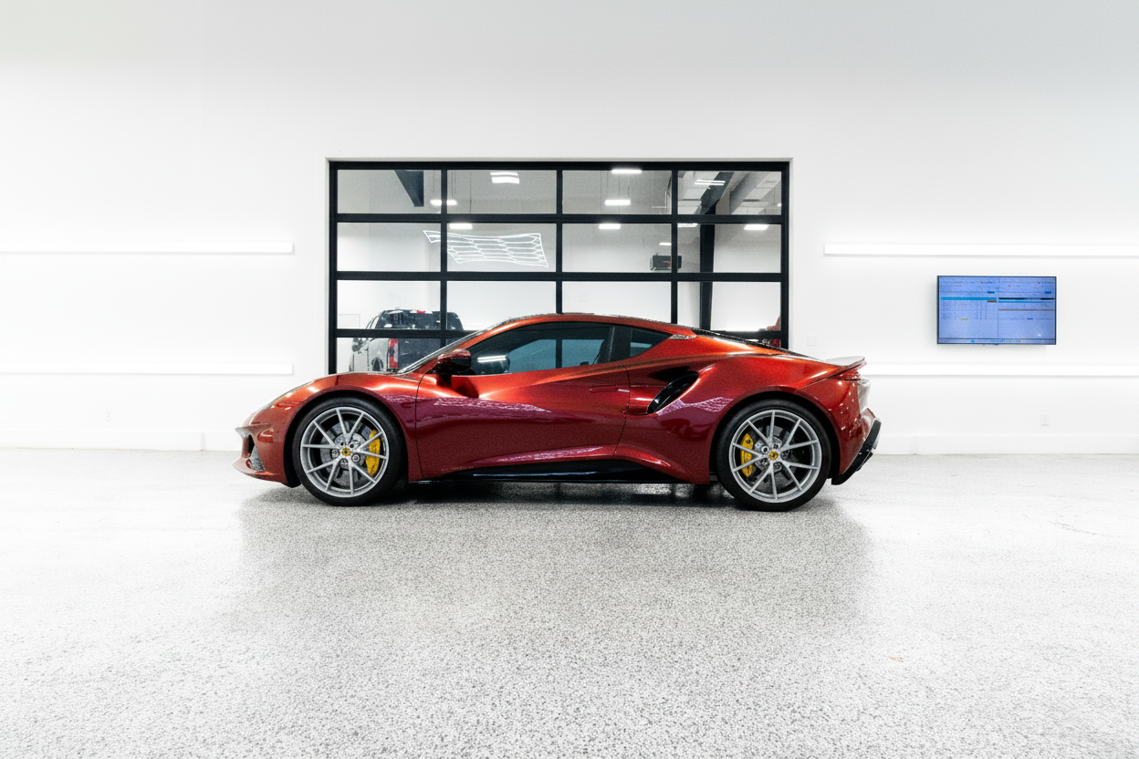 Vehicle protected with the Ultimate Package inside the Detailers of Naples studio